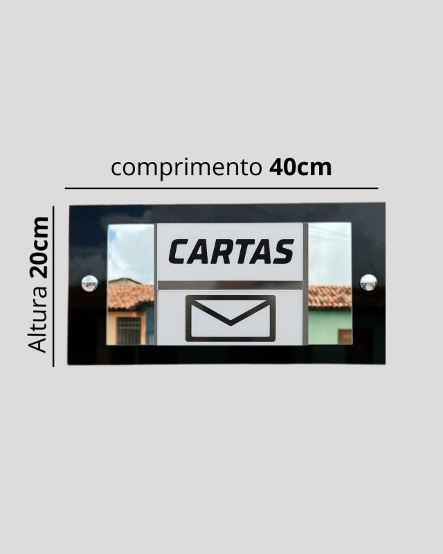 Placa para Correspondência Residencial