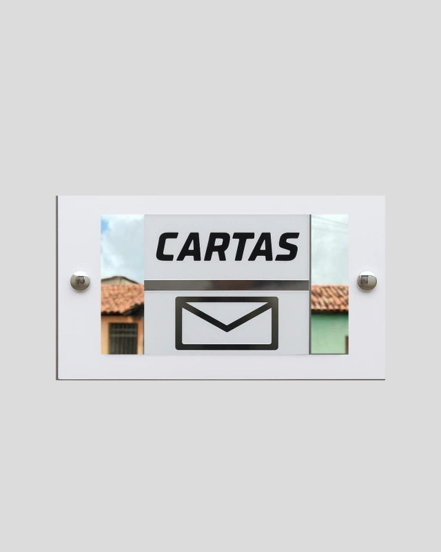 Placa para Correspondência Residencial