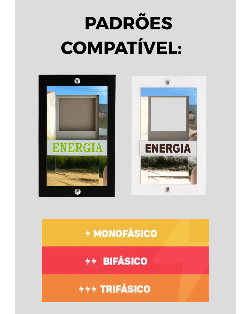 Acabamento placa de energia