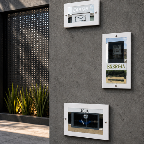 KIT 3 PEÇAS PREMIUM, PADRÃO DE ENERGIA, HIDRÔMETRO E CARTEIRO