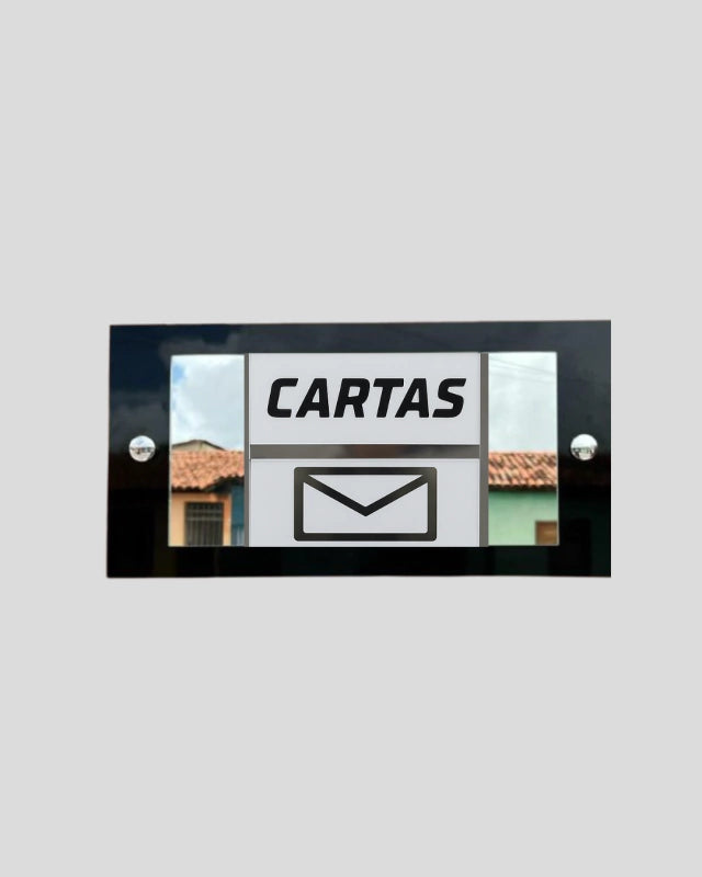 Placa para Correspondência Residencial