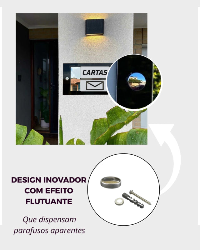 Placa para Correspondência Residencial