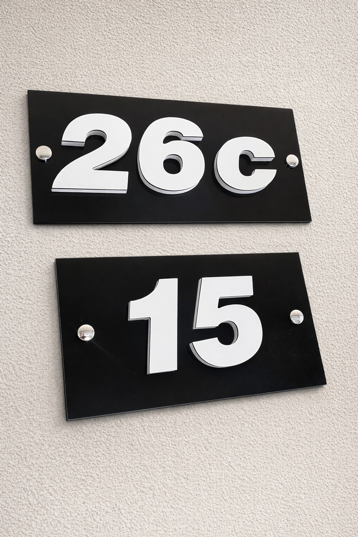 Número de Residenciais Decorativo Premium