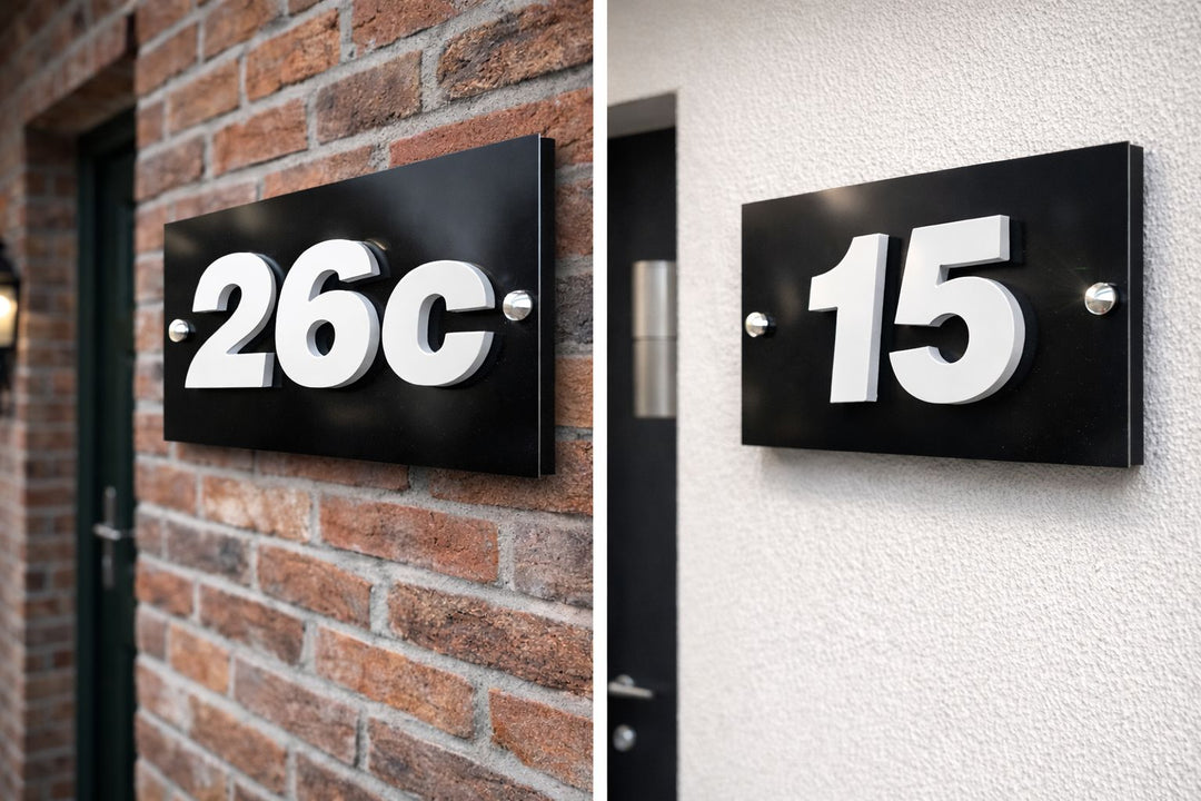 Número de Residenciais Decorativo Premium